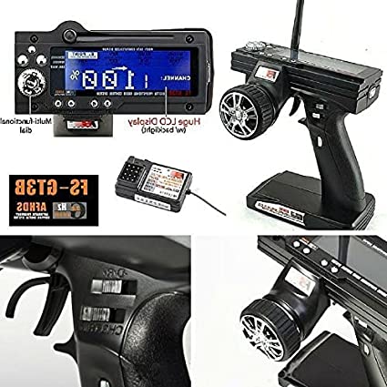 Flysky FS-GT3B Rc Transmitter Receiver 2.4Ghz 3 Channel, with FS-GR3E Failsafe Receiver