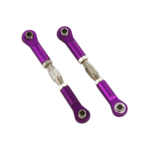 4x36mm Steel Turnbuckles W/ Aluminum Rod Ends (Purple) (2pcs)