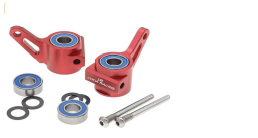 AZTAB Slash,Stampede, Rustler, Bandit 2WD Aluminum Front Steering Blocks (RED) 3636