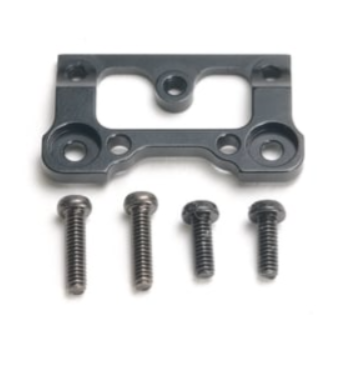 PN Racing Mini-Z V2 Alum Interchangeable Front Body Mount Base (Black)