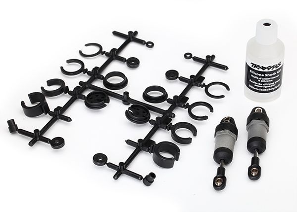 Ultra Shocks (gray) (short) (includes spring pre-load spacers) (2)