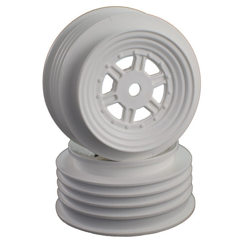 De Racing Gambler Front Wheels with 12mm Hex / TLR Offset / WHITE