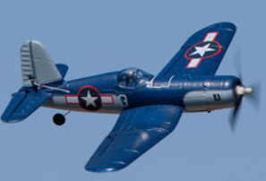 F4U Corsair Jolly Rogers Micro RTF Airplane with PASS (Pilot Assist Stability Software) System