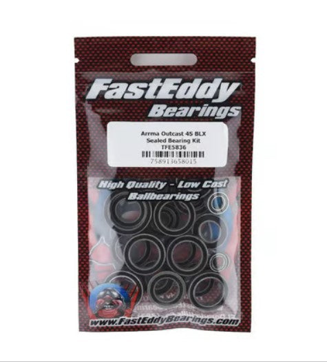 FastEddy Arrma Outcast 4S BLX Sealed Bearing Kit