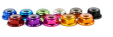 Flange Nylon Lock Nut M4 4.0 High CW 10pcs/bag PURPLE