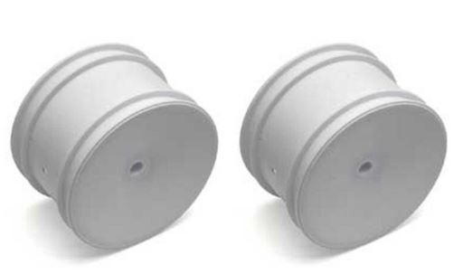 1/10 Rear 12mm Hex Wheels, White (2): Buggy
