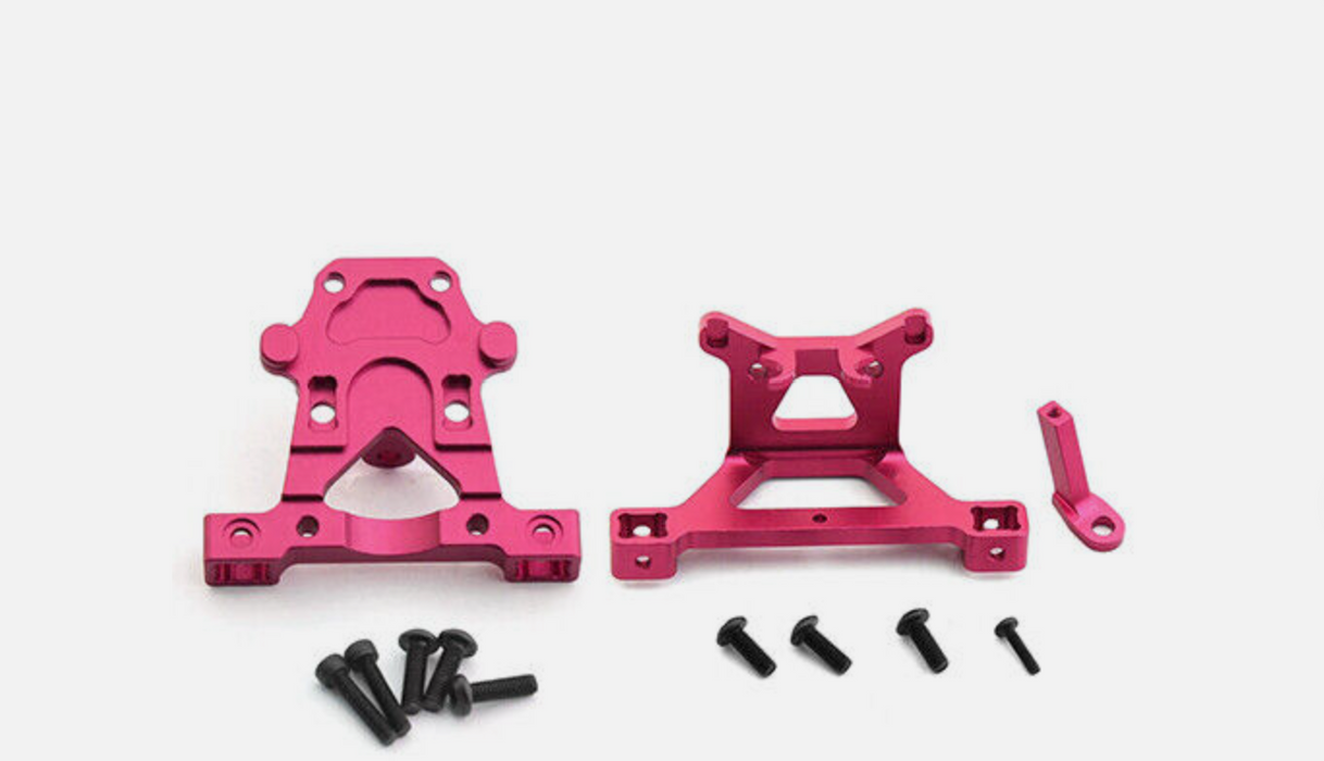 ALUMINIUM FRONT & REAR BODY POST MOUNT 7015 FOR 1/16 TRAXXAS