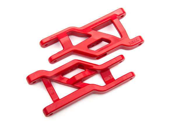 Suspension arms, red, front, heavy duty (2)