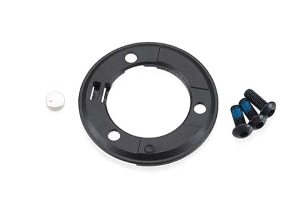 Telemetry trigger magnet holder, center differential/ magnet, 5x2mm (1)/ 3x8mm BCS (3) (for use with #6814 center differential)
