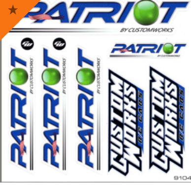 PATRIOT DECAL SHEET
