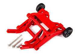 Wheelie bar, assembled (red) (fits Slash, Stampede®, Rustler®, Bandit series)