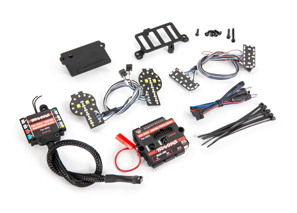 Pro Scale® LED light set, Ford Bronco (2021), complete with power module (includes headlights, tail lights, & distribution block) (fits #9211 body)