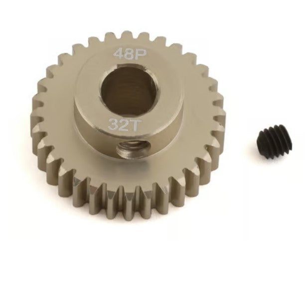 ProTek RC 48P Lightweight Hard Anodized Aluminum Pinion Gear (5.0mm Bore) (32T)