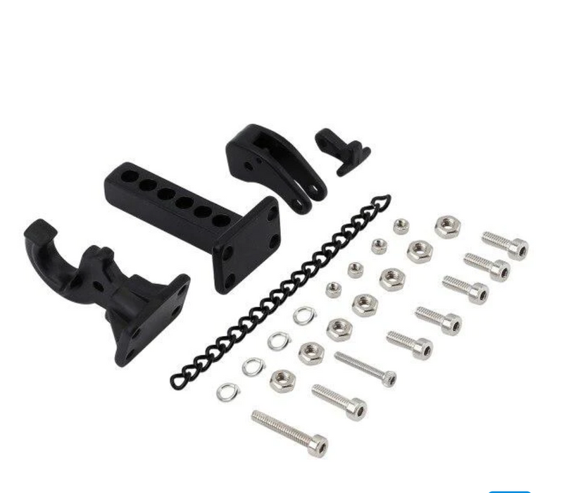 1pc Metal Rear Bumper Trailer Tow Hook For 1/10 RC Crawler