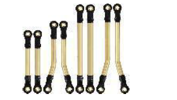 Brass Whole Car Curved Rods for TRX4M 1:18 Car 8pcs/set TRA9749