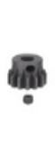 RC Steel Mod 1 Pinion Gear (5mm Bore) (13T)