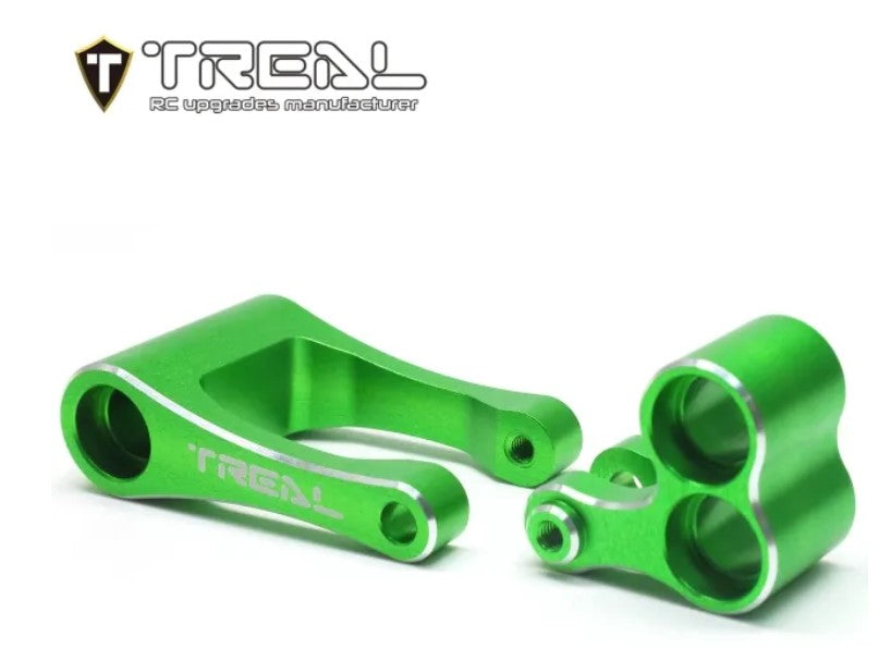 TREAL Losi Promoto MX Knuckle & Pull Rod, CNC Machined Aluminum 7075 Green LOS264001