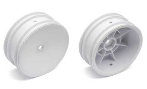 1/10 Front 12mm Hex Wheels, White (2): Buggy
