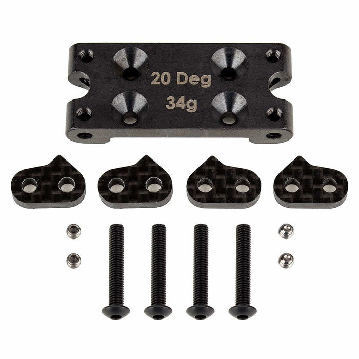 RC10B6 FT STEEL BULKHEAD 20 DEG