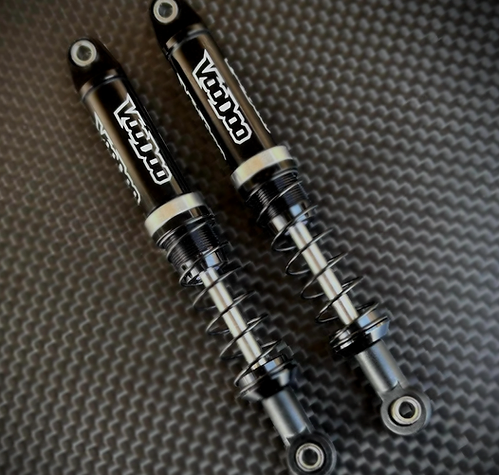 BLACK Voodoo Comp Shock 90mm Preassembled (pair)