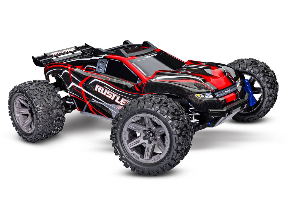 Rustler 4X4 BL-2s: 1/10 Scale 4WD Stadium Truck Red