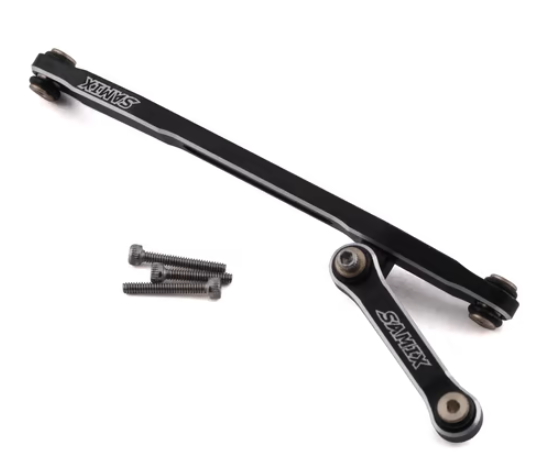 Samix SCX24 Aluminum Steering Link Set (Black)