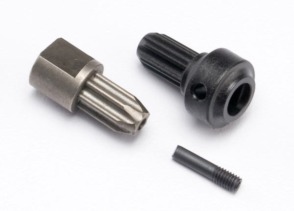 Drive hub, center, rear (1)/ 4x3 GS (1)