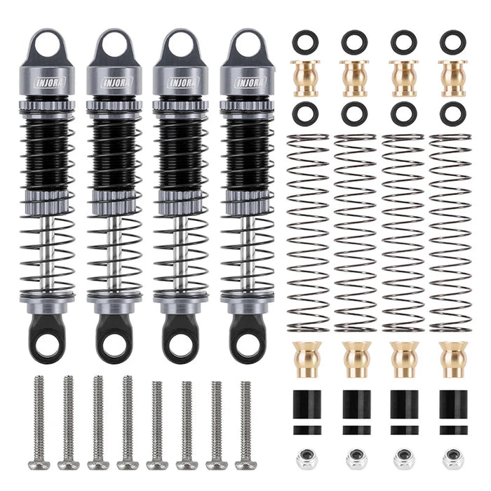 53mm Threaded Oil Shocks For 1/18 Redcat Ascent18 (Grey)