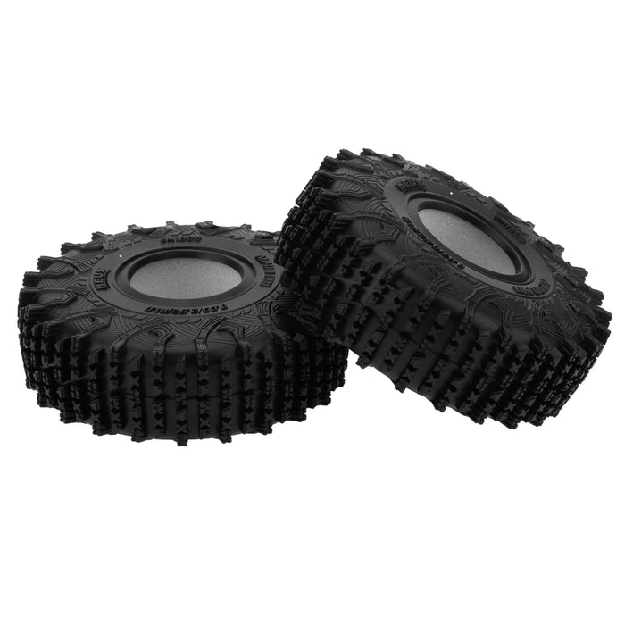 1.0-inch MS6 MPRO PIN Tires 64×21MM for 1/18 TRX4M 1/24 SCX24