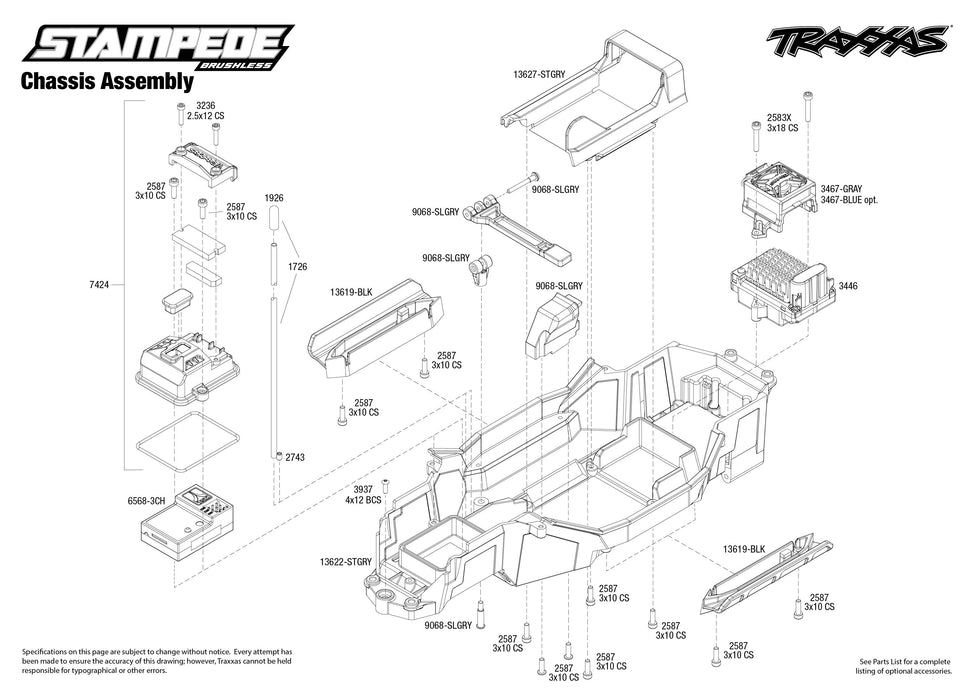 Stampede 2WD Brushless 40TH