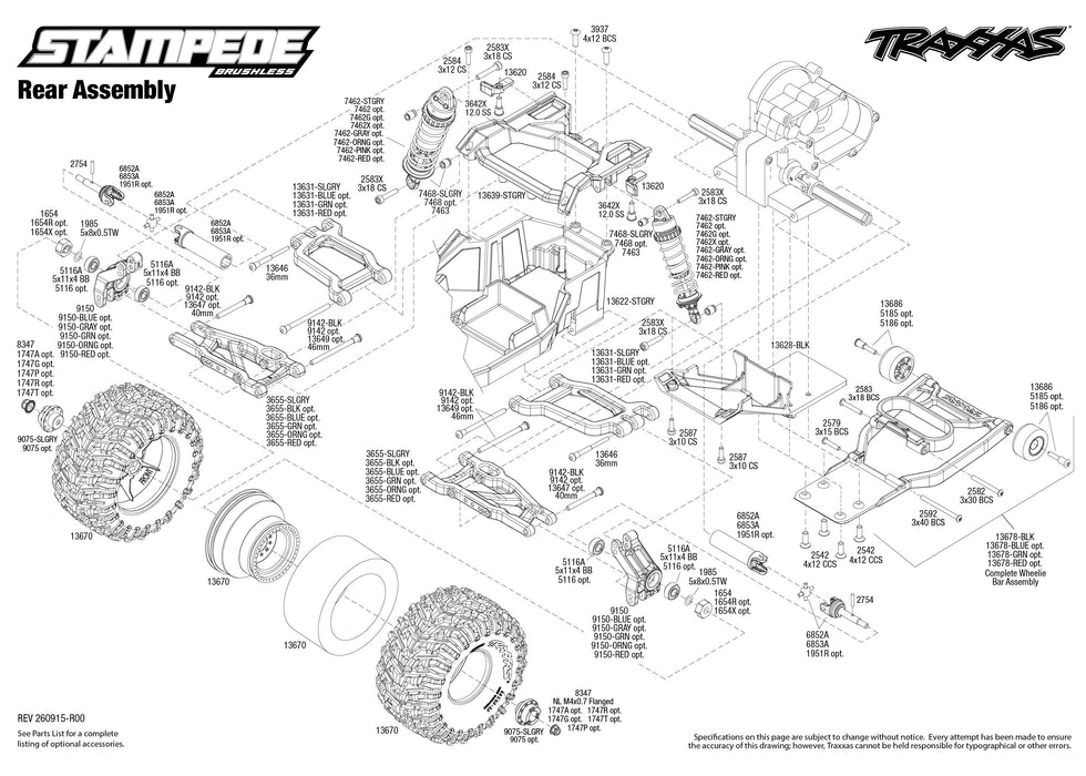 Stampede 2WD Brushless 40TH