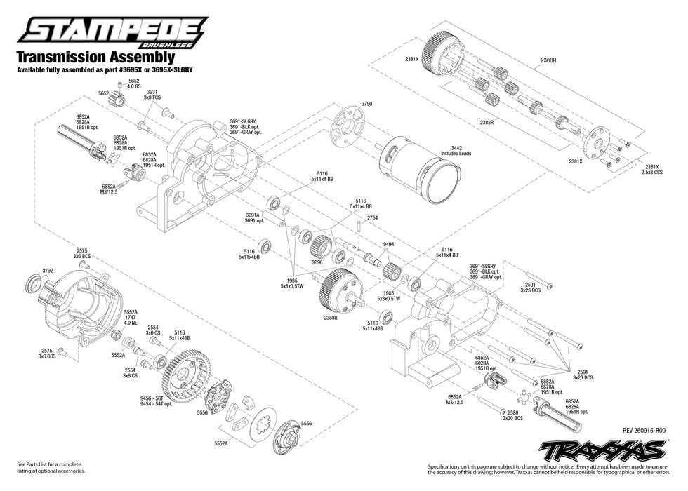 Stampede 2WD Brushless 40TH