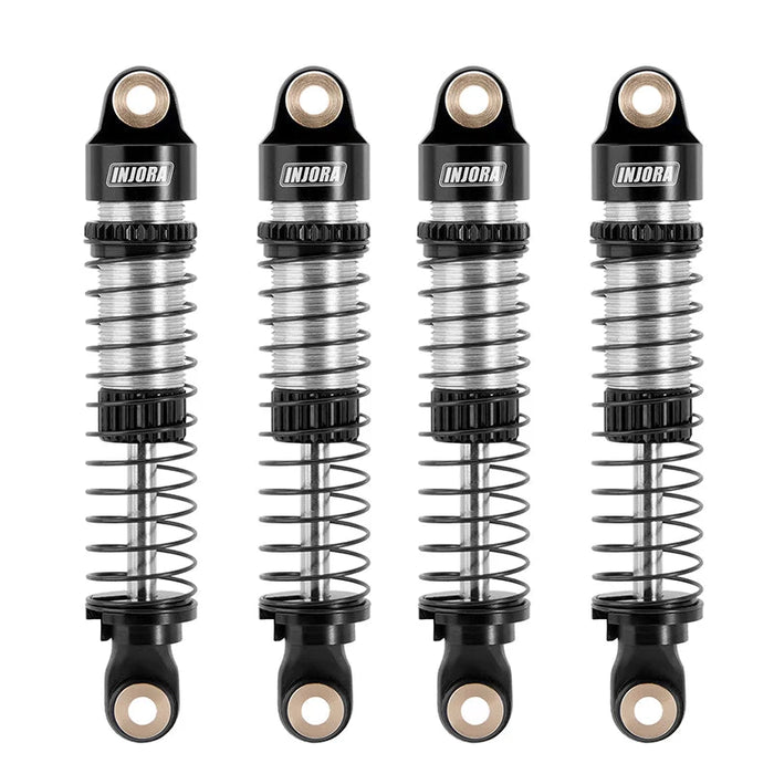 53mm Threaded Oil Shocks For 1/18 Redcat Ascent18 (Grey)