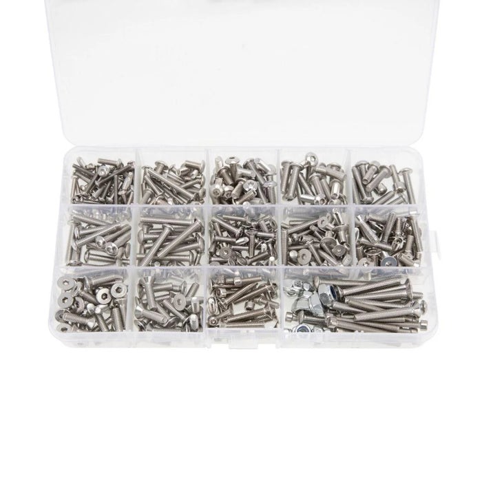 AZTAB Stainless Steel Screw Set Box Axial SCX10 II total 325pcs