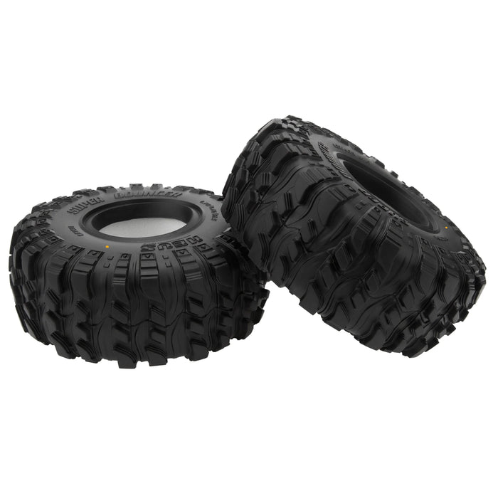 Racing 1.9 Inch MS6 Super Soft & Sticky Rubber Tires for 1/10 SCX10 Capra 1.9 UTB TRX4 Redcat Gen8