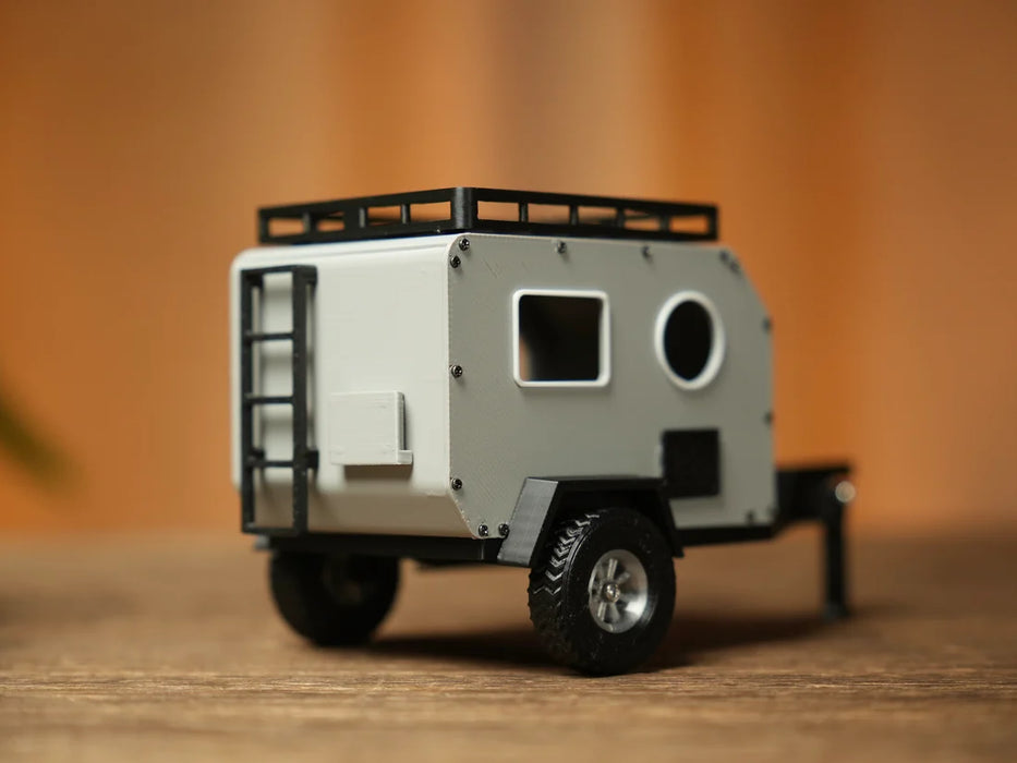 Outdoor RV Camping Trailer for SCX30 Jeep, K10, Bronco & Tacoma – Scale RC Adventure Camper