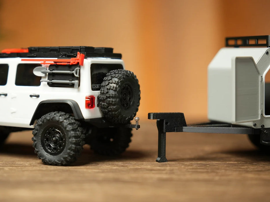 Outdoor RV Camping Trailer for SCX30 Jeep, K10, Bronco & Tacoma – Scale RC Adventure Camper