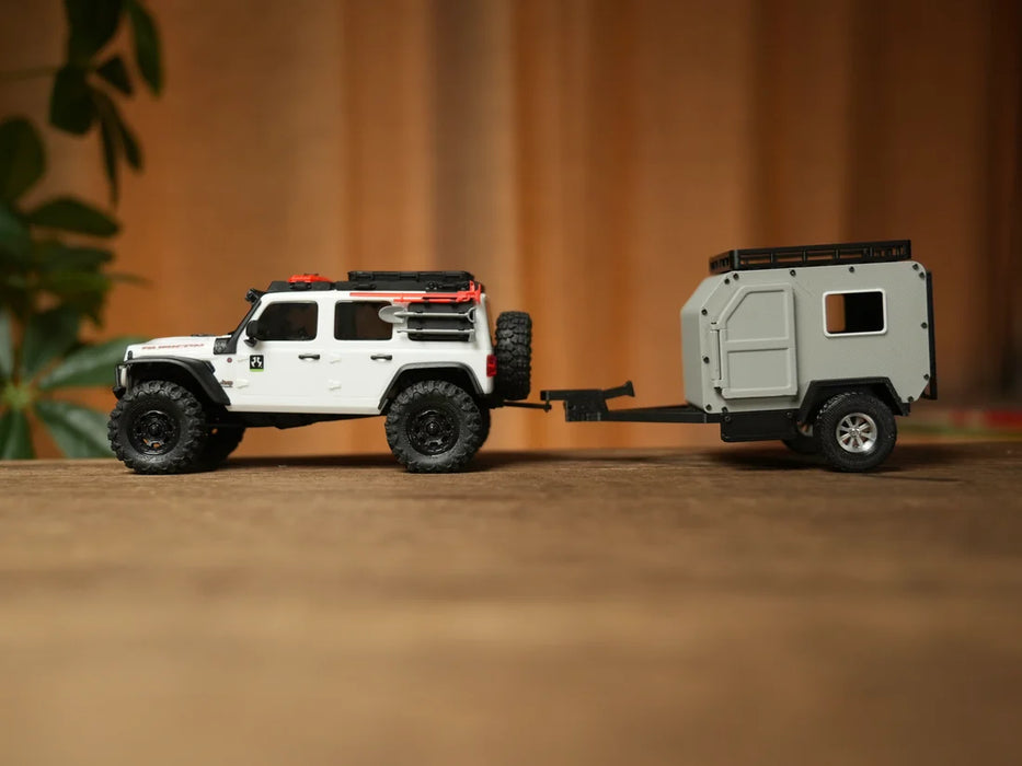 Outdoor RV Camping Trailer for SCX30 Jeep, K10, Bronco & Tacoma – Scale RC Adventure Camper