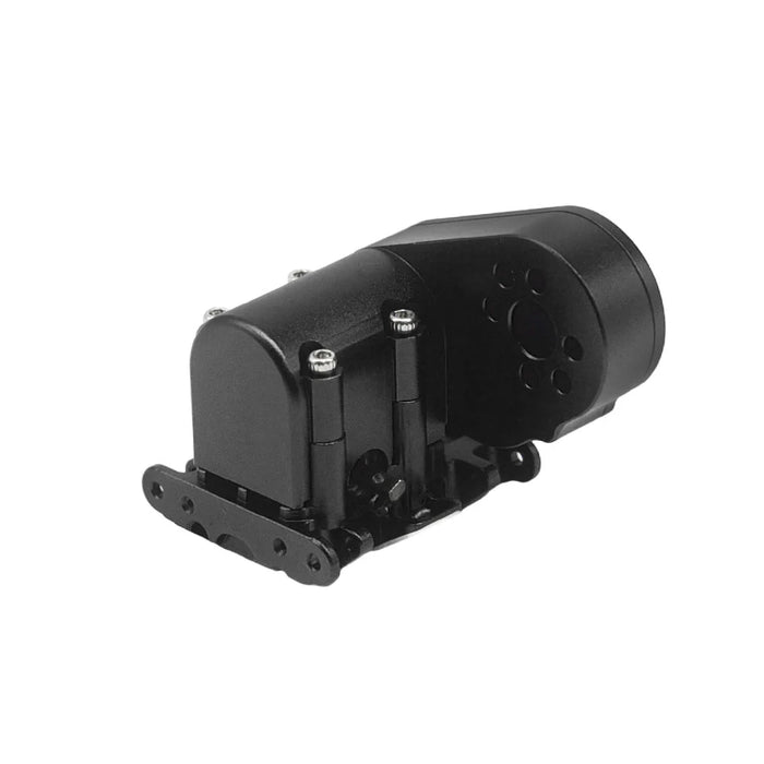 SCX-30 Aluminum Gear Box and Skid Plate With Gear Red