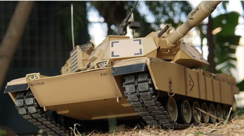 1/16 Scale USA M1A2 Abrams Main Battle Tank, 2.4Ghz R/C Model HL3918-1Pro 7.0
