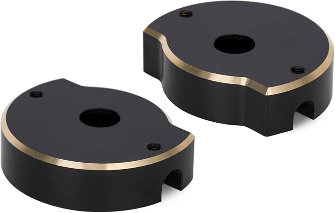 Vanquish Brass Rear Axle Tube Cap F10T