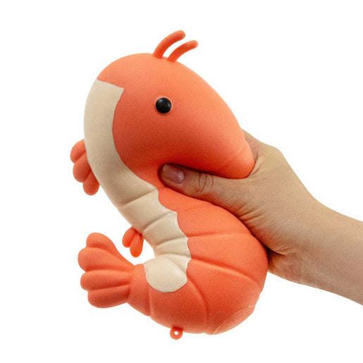 Keycraft The Big Squij Shrimp Slow-Rise Jumbo Squishy Toy