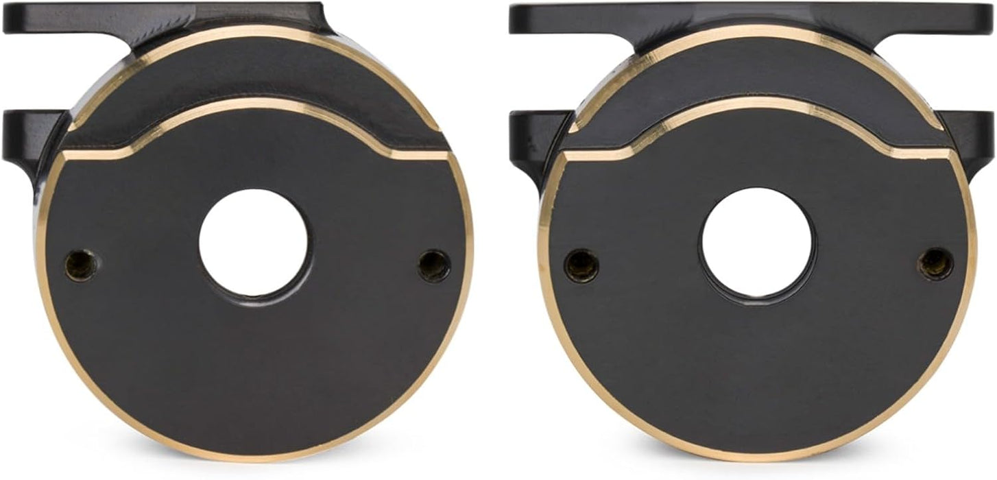 Vanquish H10 Brass Steering Knuckle and Rear Axle Tube Cap Weights  (2)