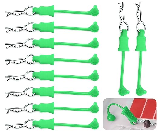 1/7th Scale  Body Clips with Retainers (GREEN)