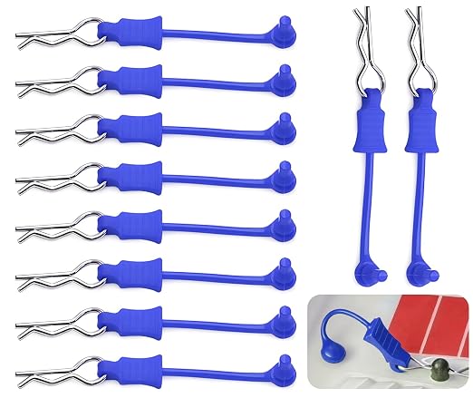 1/7th Scale  Body Clips with Retainers (Blue)
