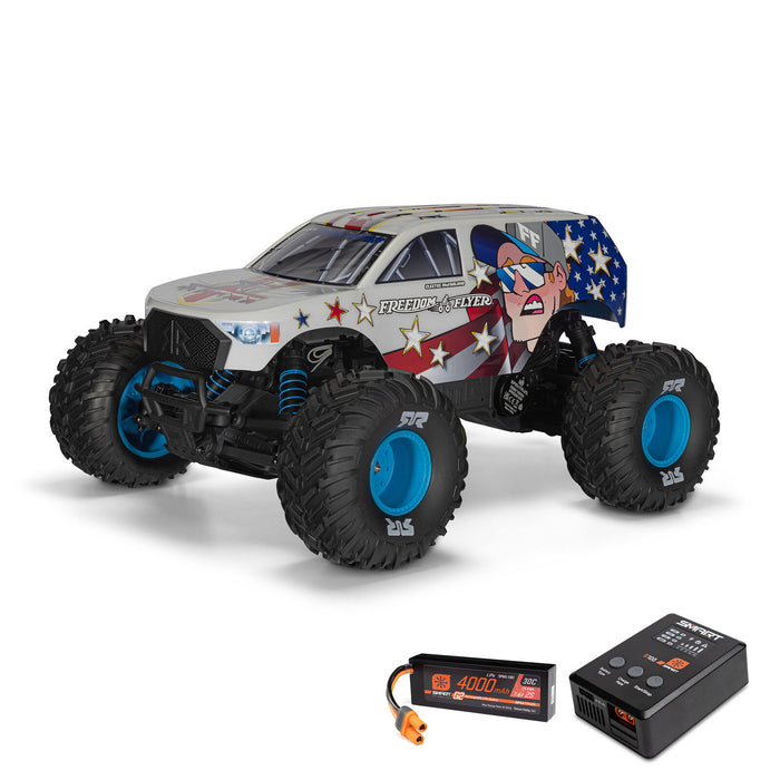 1/16 FREEDOM FLYER 4X4 RTR Monster Truck (Battery & Charger Included), White