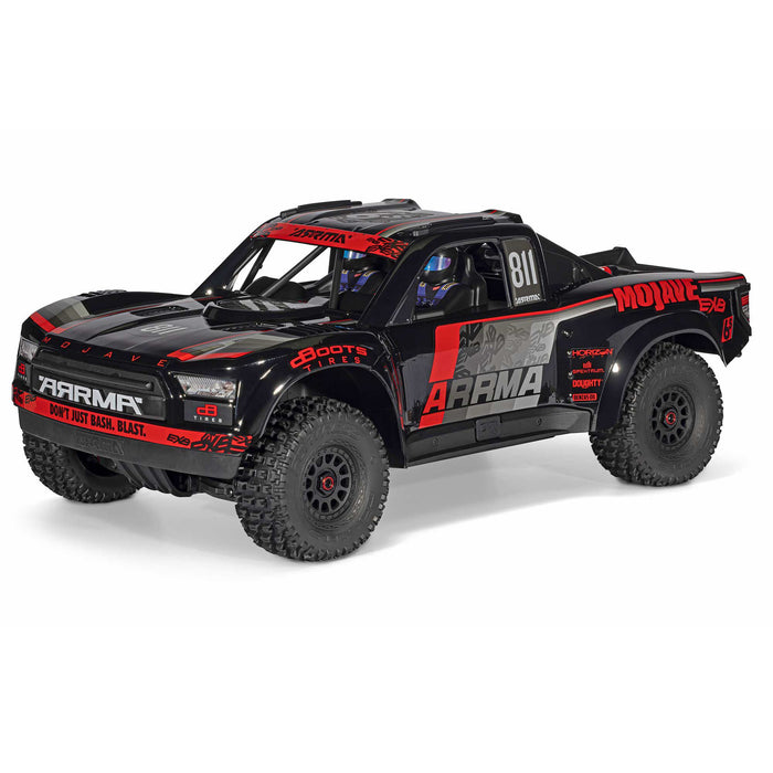 1/7 MOJAVE 4x4 6S EXB RTR Brushless Desert Truck, Black