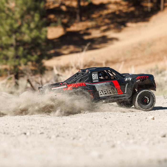 1/7 MOJAVE 4x4 6S EXB RTR Brushless Desert Truck, Black