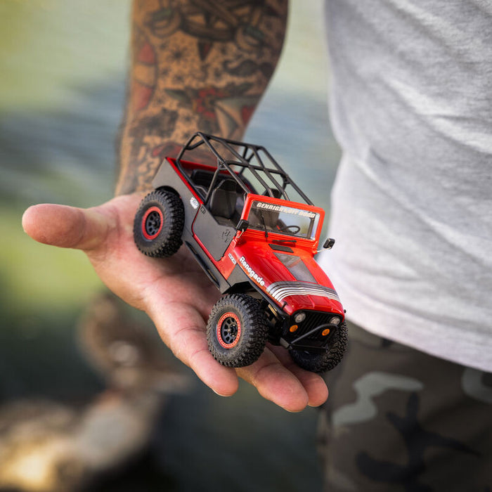 1/30 SCX30 Jeep CJ-7 GenRight 4X4 RTR Brushed Rock Crawler (Battery & Charger Included)
