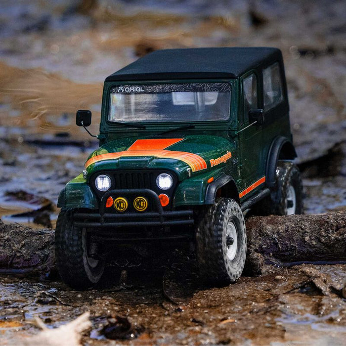 1/30 SCX30 Jeep CJ-7 GenRight 4X4 RTR Brushed Rock Crawler (Battery & Charger Included)